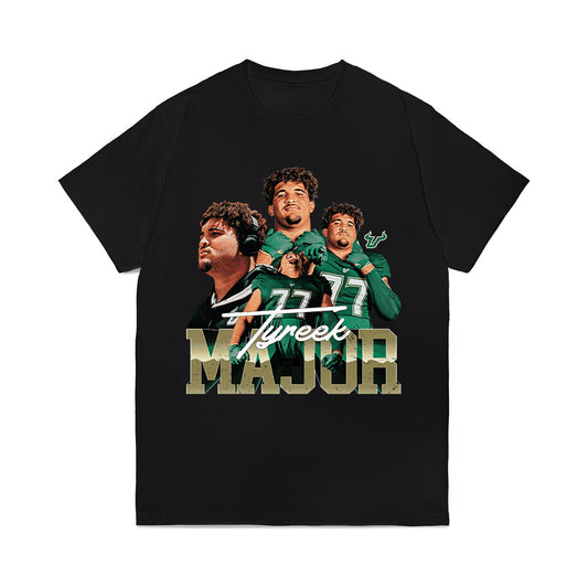USF - NCAA Football : Tyreek Major - Individual Collage Comfort Colors T-Shirt-0