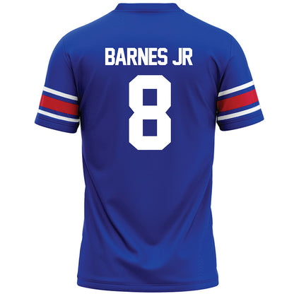 SMU - NCAA Football : Marcellus Barnes Jr - Blue Premium Football Jersey-1