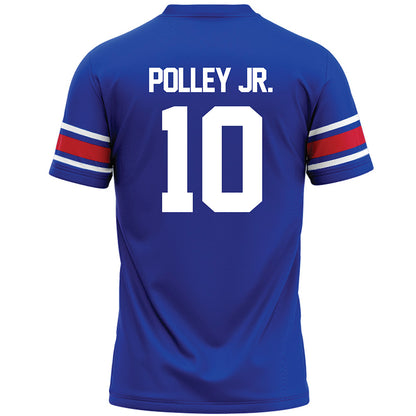SMU - NCAA Football : Tyren Polley Jr. - Blue Premium Football Jersey-1