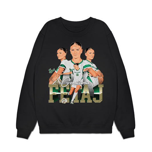 USF - NCAA Women's Soccer : Gentiana Fetaj - Collage Premium Crewneck Sweatshirt-0
