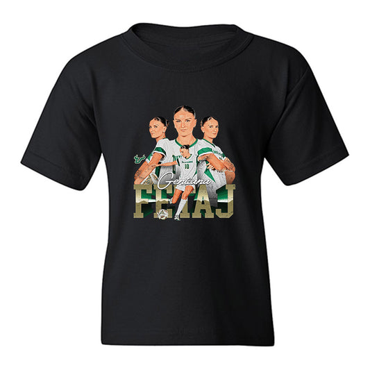 USF - NCAA Women's Soccer : Gentiana Fetaj - Collage Youth T-Shirt-0
