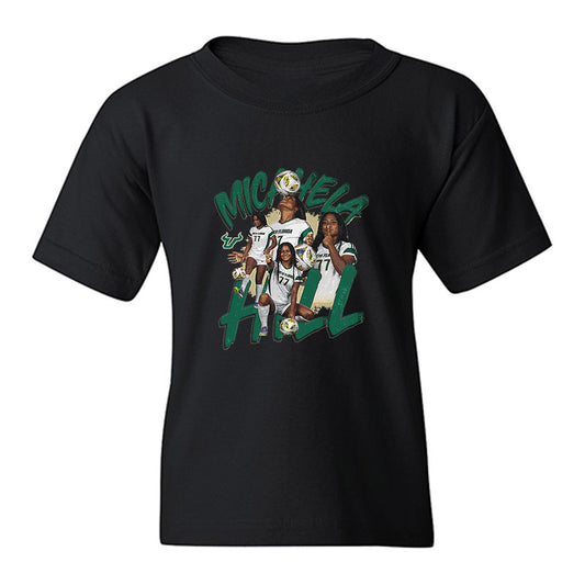 USF - NCAA Women's Soccer : Micahela Hill - Collage Youth T-Shirt-0