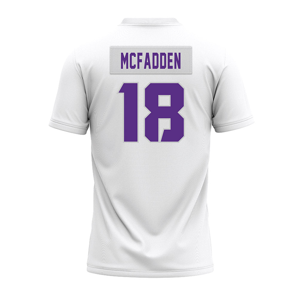 TCU - NCAA Football : Kaden McFadden - White Premium Football Jersey-1