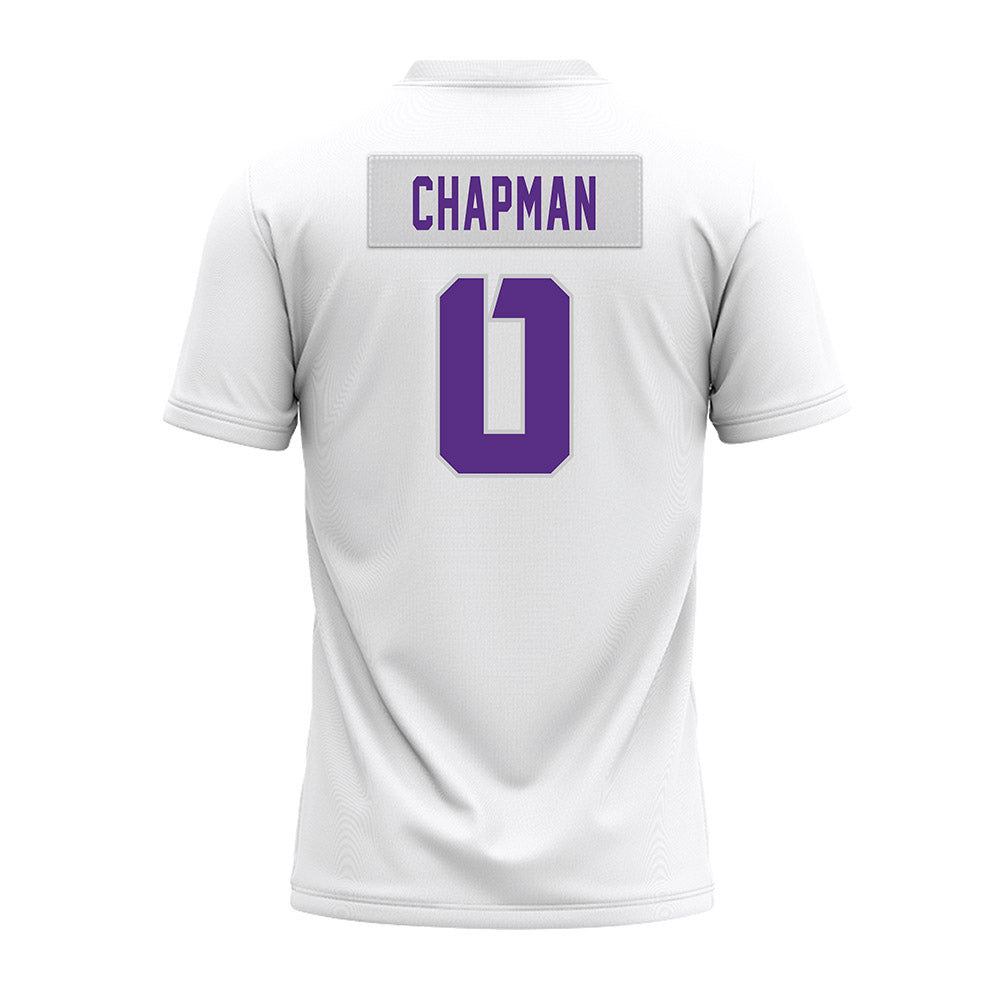 TCU - NCAA Football : Zach Chapman - White Premium Football Jersey-1