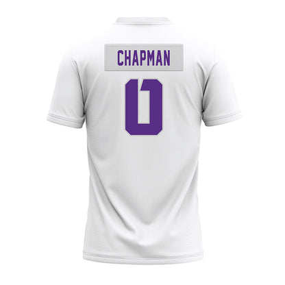 TCU - NCAA Football : Zach Chapman - White Premium Football Jersey-1