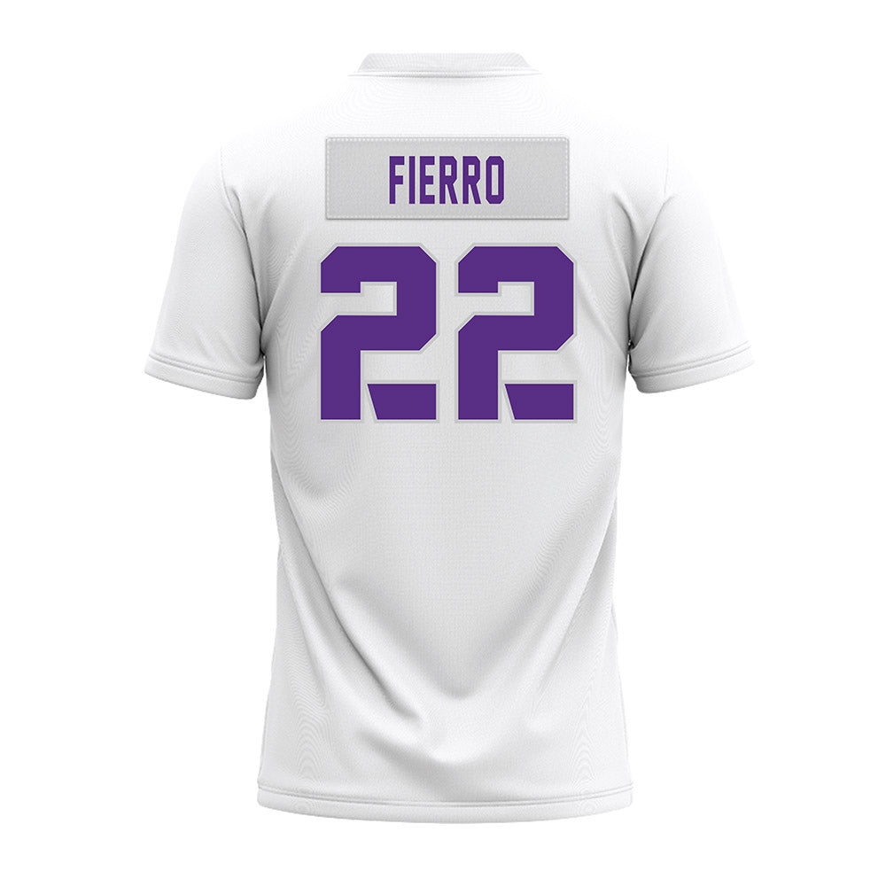 TCU - NCAA Football : Fletcher Fierro - White Premium Football Jersey-1
