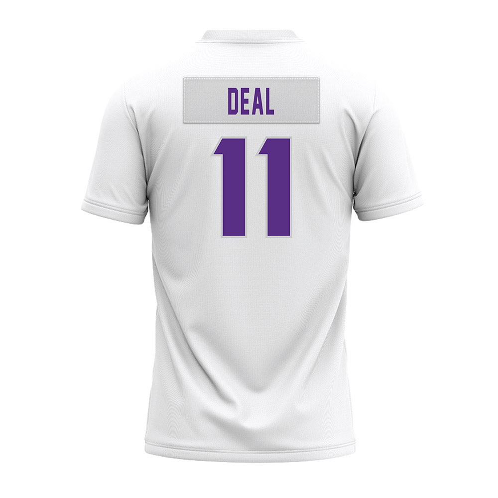 TCU - NCAA Football : Devean Deal - White Premium Football Jersey-1