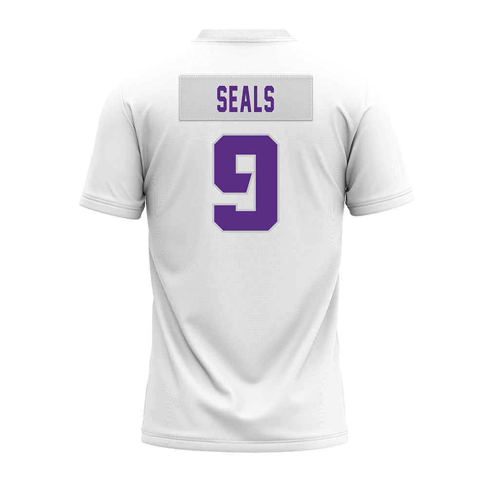 TCU - NCAA Football : Ken Seals - White Premium Football Jersey-1