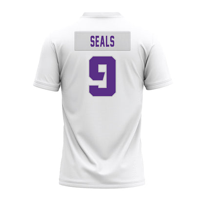 TCU - NCAA Football : Ken Seals - White Premium Football Jersey-1