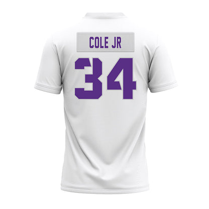 TCU - NCAA Football : Perry Cole Jr - White Premium Football Jersey-1