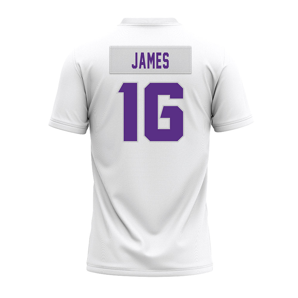 TCU - NCAA Football : Braylon James - White Premium Football Jersey-1