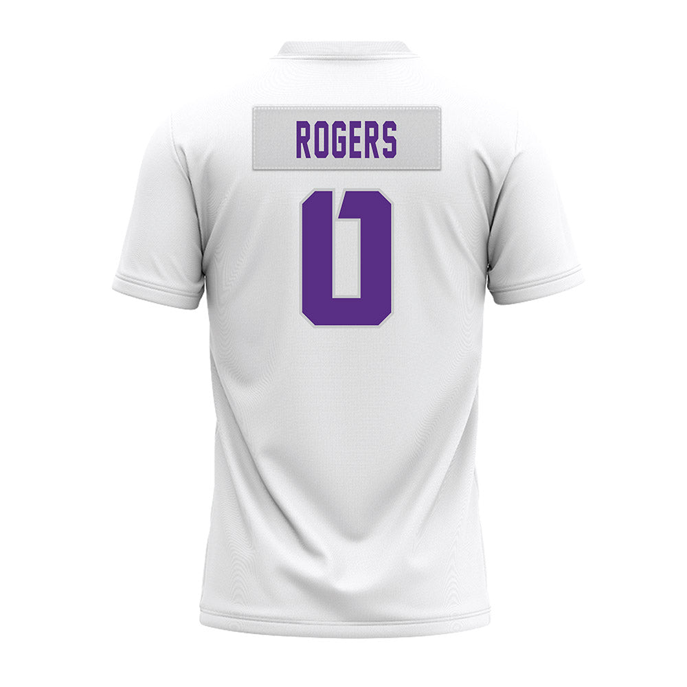 TCU - NCAA Football : Dj Rogers - White Premium Football Jersey-1