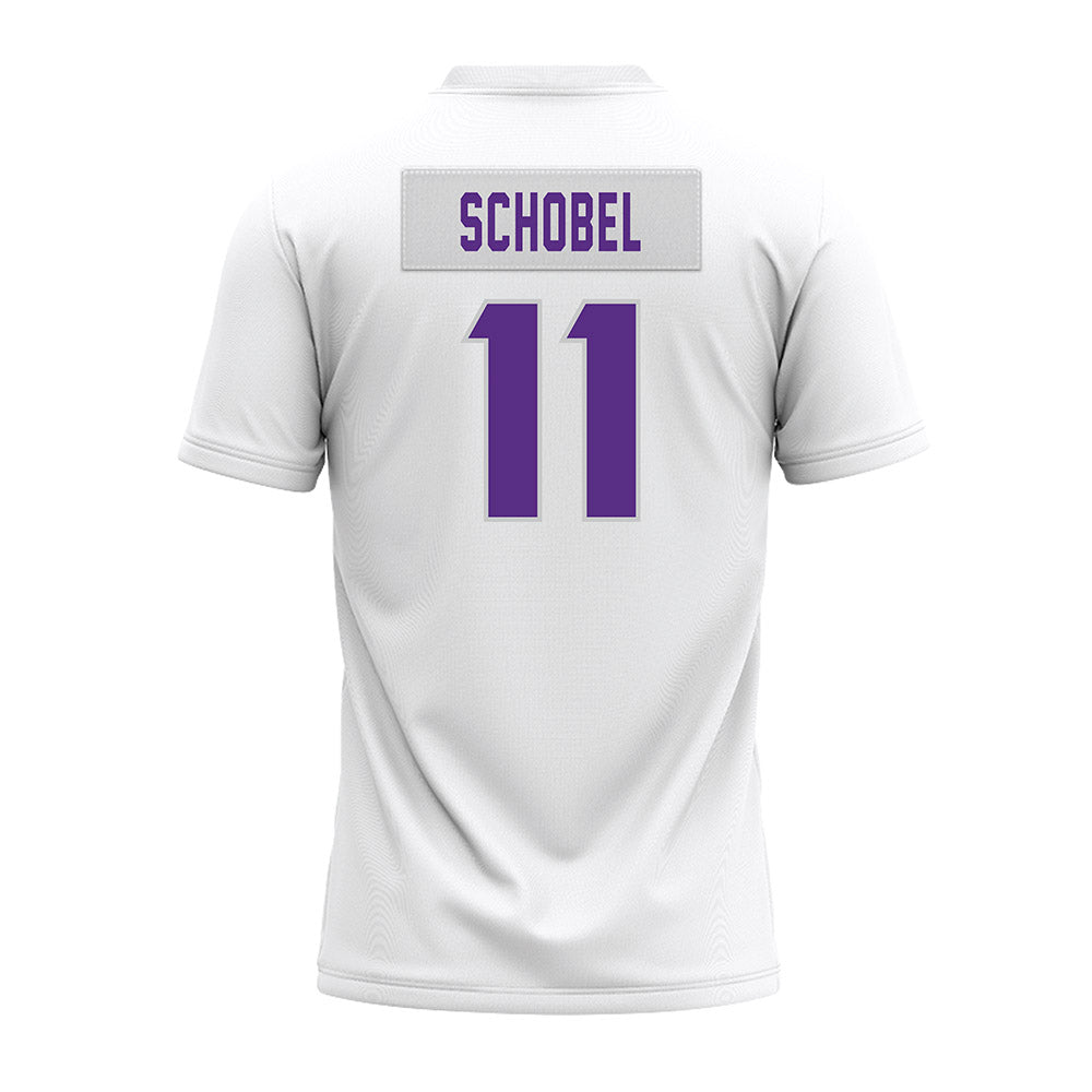 TCU - NCAA Football : Adam Schobel - White Premium Football Jersey-1
