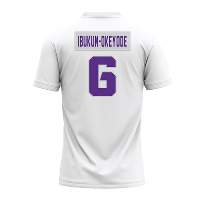 TCU - NCAA Football : Micheal Ibukun-Okeyode - White Premium Football Jersey-1
