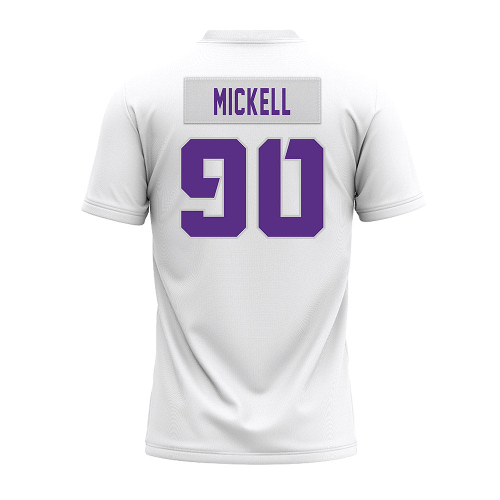 TCU - NCAA Football : Kelten Mickell - White Premium Football Jersey-1