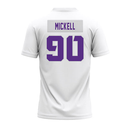 TCU - NCAA Football : Kelten Mickell - White Premium Football Jersey-1