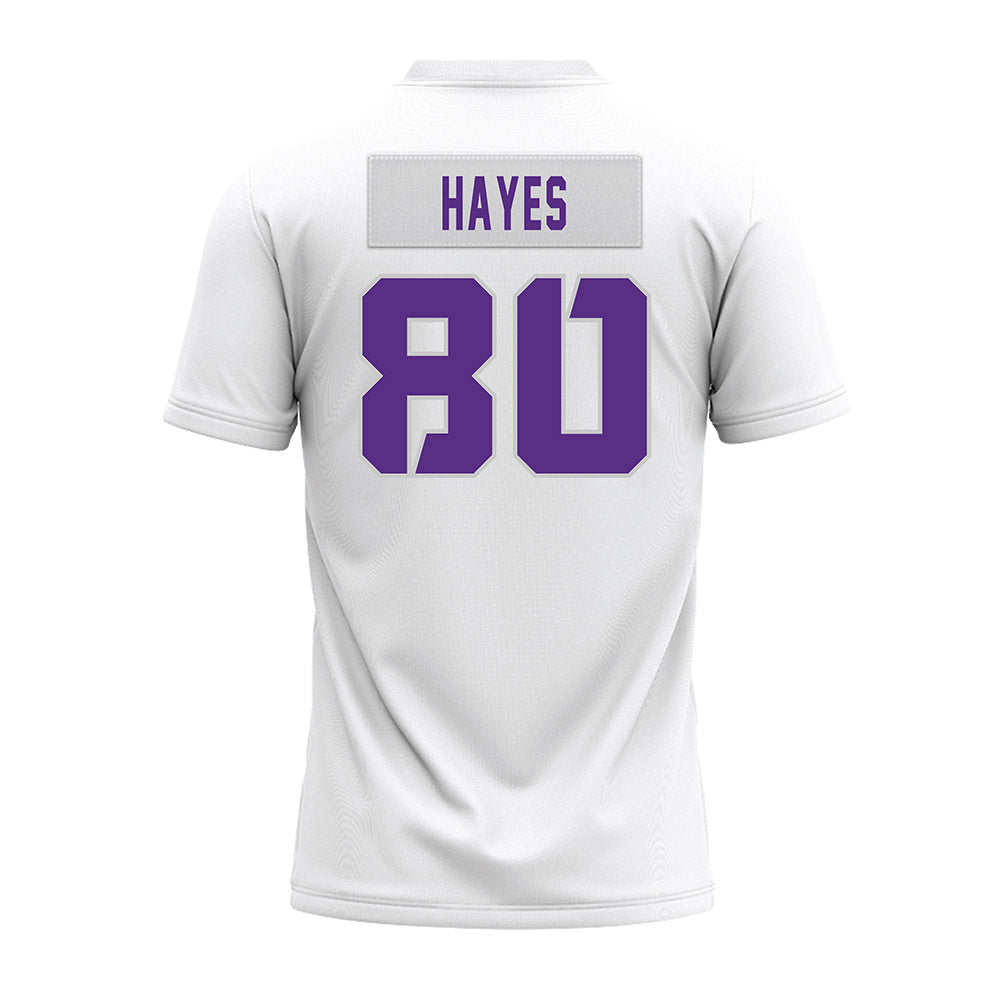 TCU - NCAA Football : Jacobe Hayes - White Premium Football Jersey-1
