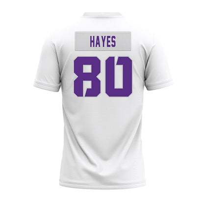 TCU - NCAA Football : Jacobe Hayes - White Premium Football Jersey-1
