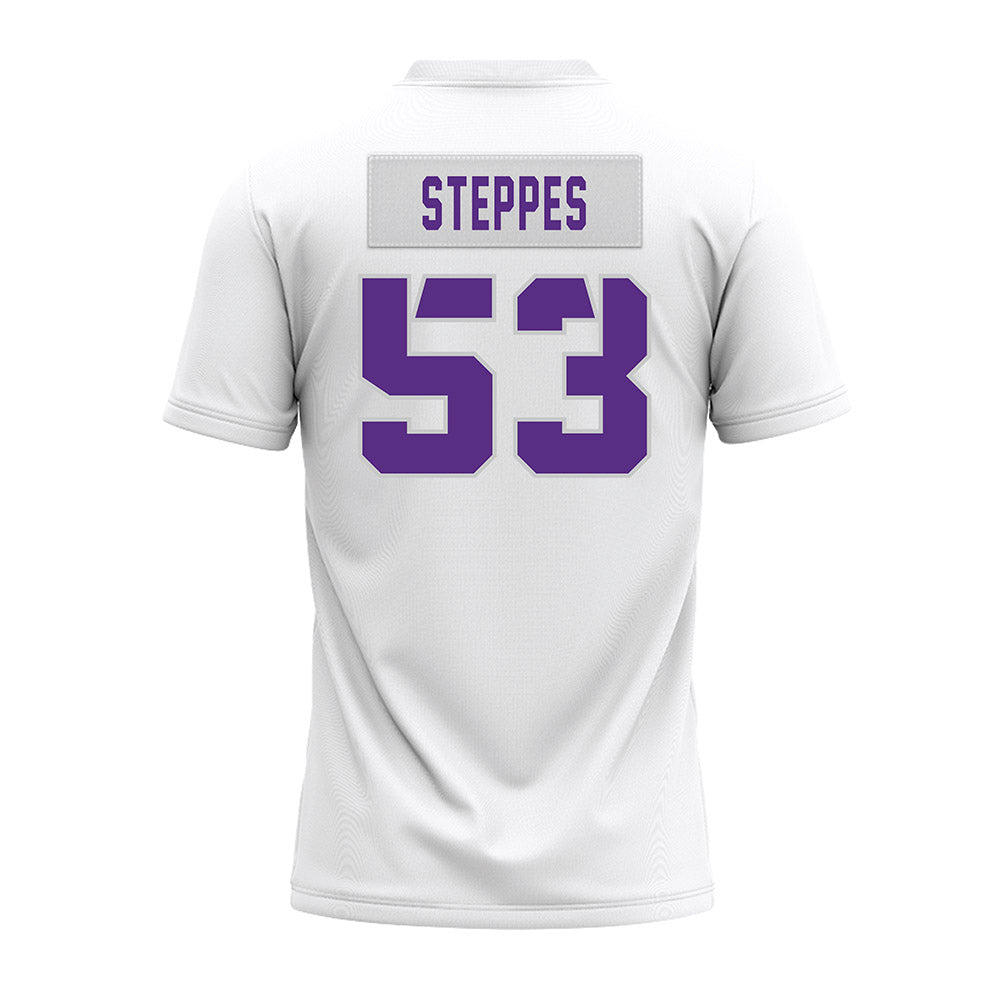 TCU - NCAA Football : Tobias Steppes - White Premium Football Jersey-1