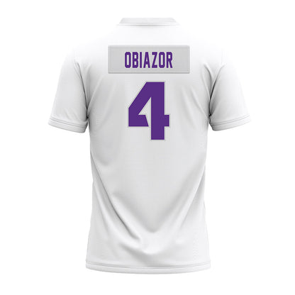 TCU - NCAA Football : Namdi Obiazor - White Premium Football Jersey-1