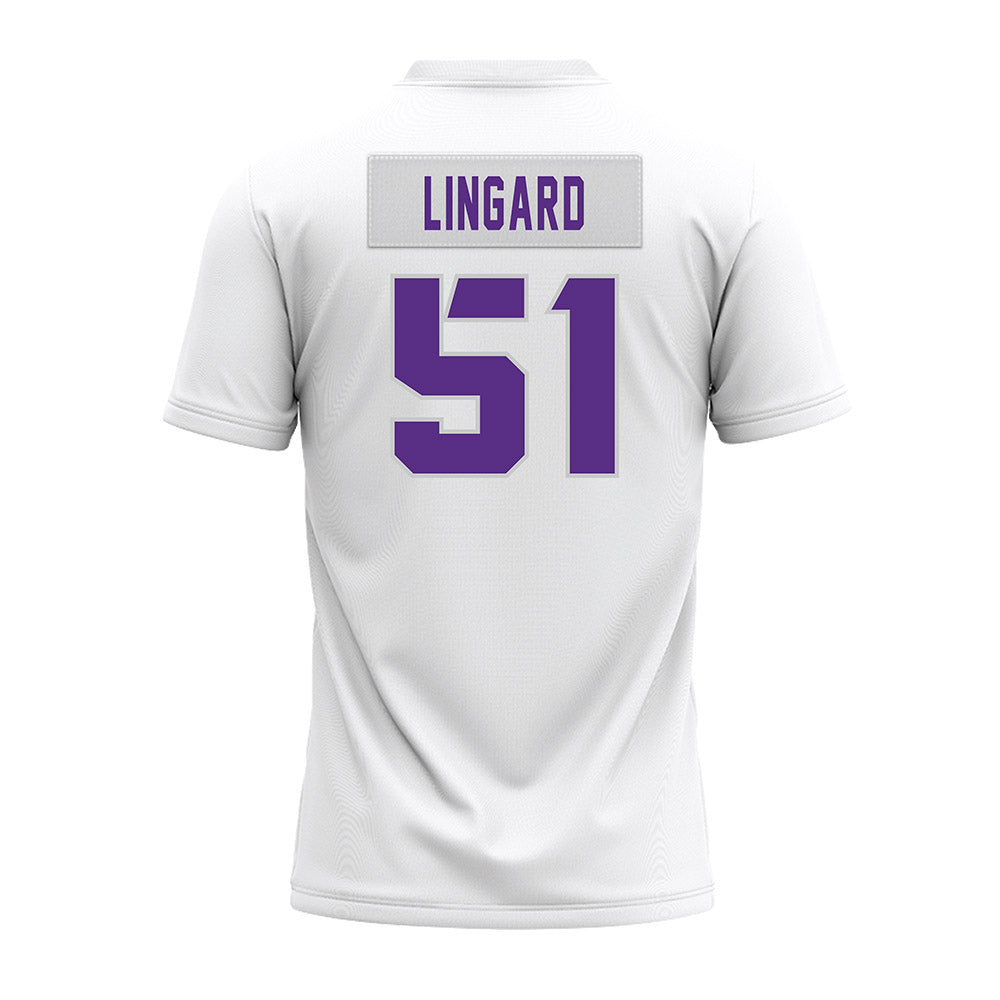 TCU - NCAA Football : Luke Lingard - White Premium Football Jersey-1
