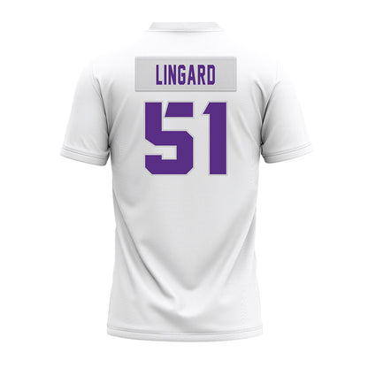 TCU - NCAA Football : Luke Lingard - White Premium Football Jersey-1