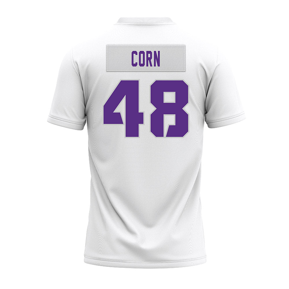 TCU - NCAA Football : Anders Corn - White Premium Football Jersey-1