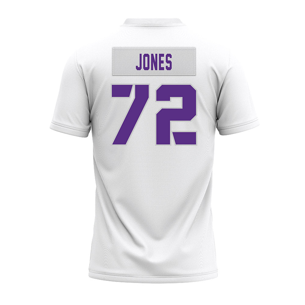TCU - NCAA Football : Jackson Jones - White Premium Football Jersey-1