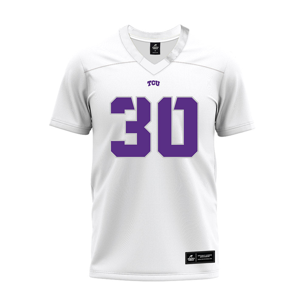 TCU - NCAA Football : Anthony Williams - White Premium Football Jersey-0