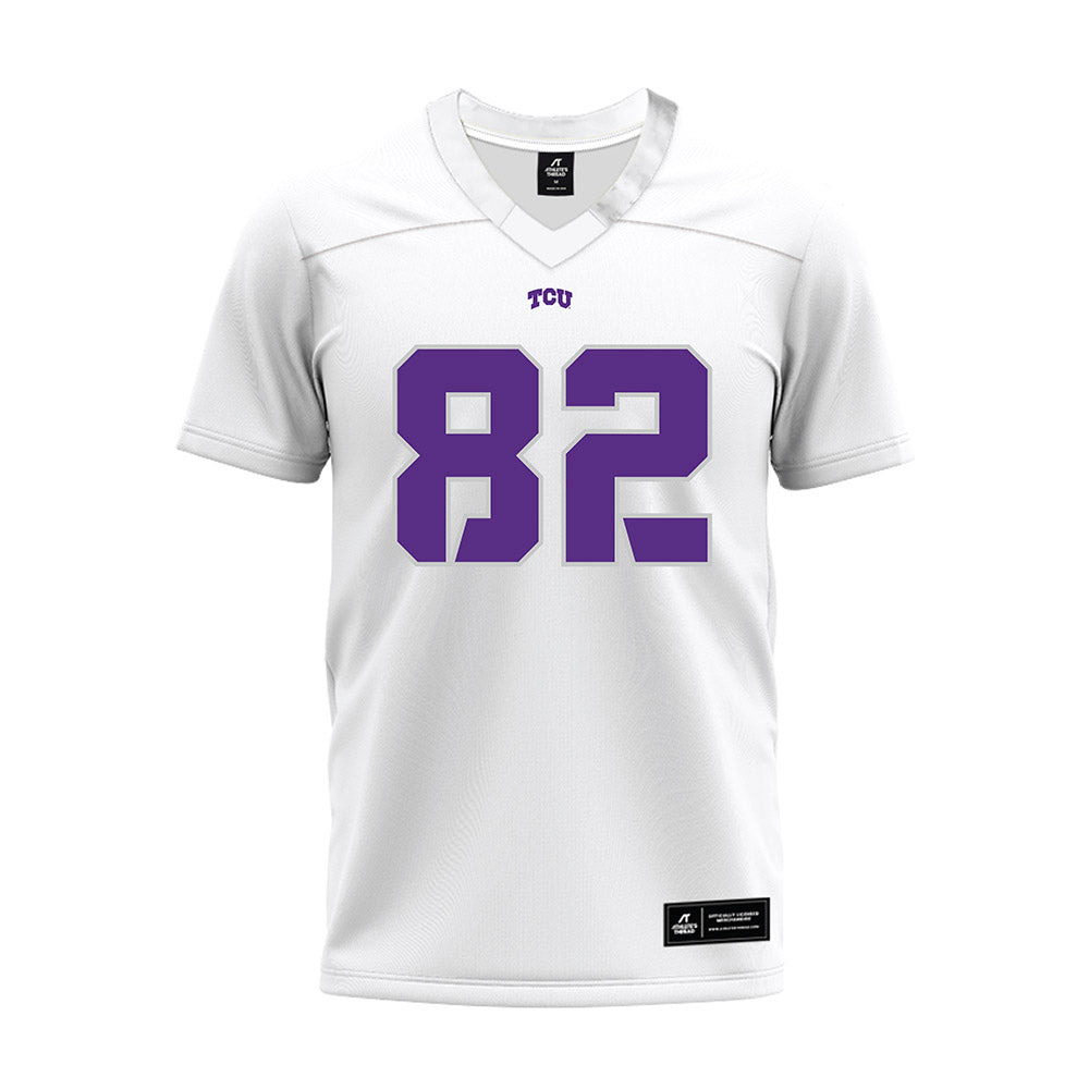 TCU - NCAA Football : Dozie Ezukanma - White Premium Football Jersey-0