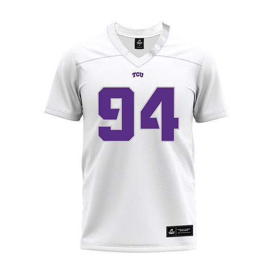 TCU - NCAA Football : Jared Martin - White Premium Football Jersey-0