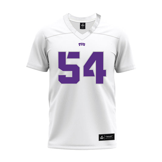 TCU - NCAA Football : Quinton Harris - White Premium Football Jersey-0