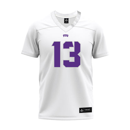 TCU - NCAA Football : Cam Jamerson - White Premium Football Jersey-0