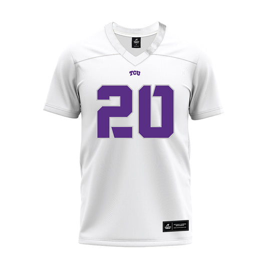 TCU - NCAA Football : Jevon McIver Jr - White Premium Football Jersey-0