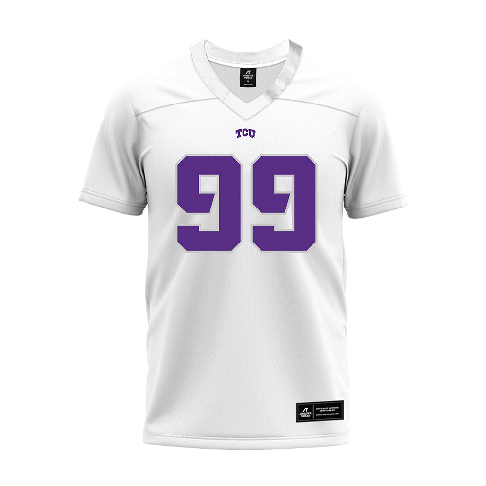 TCU - NCAA Football : Nate Mccashland - White Premium Football Jersey-0