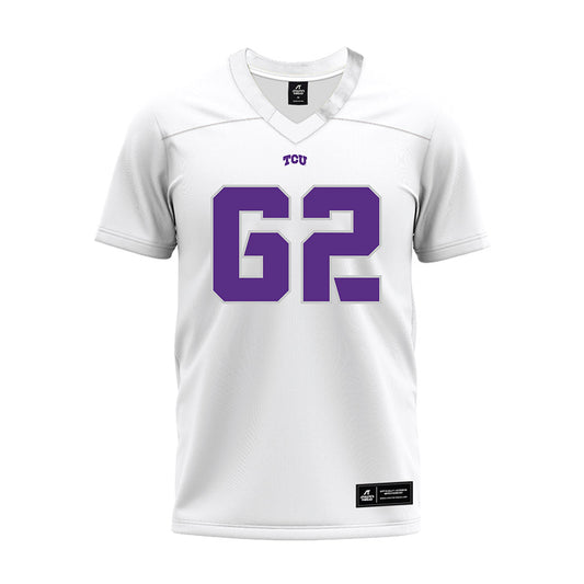 TCU - NCAA Football : Carson Bruno - White Premium Football Jersey-0