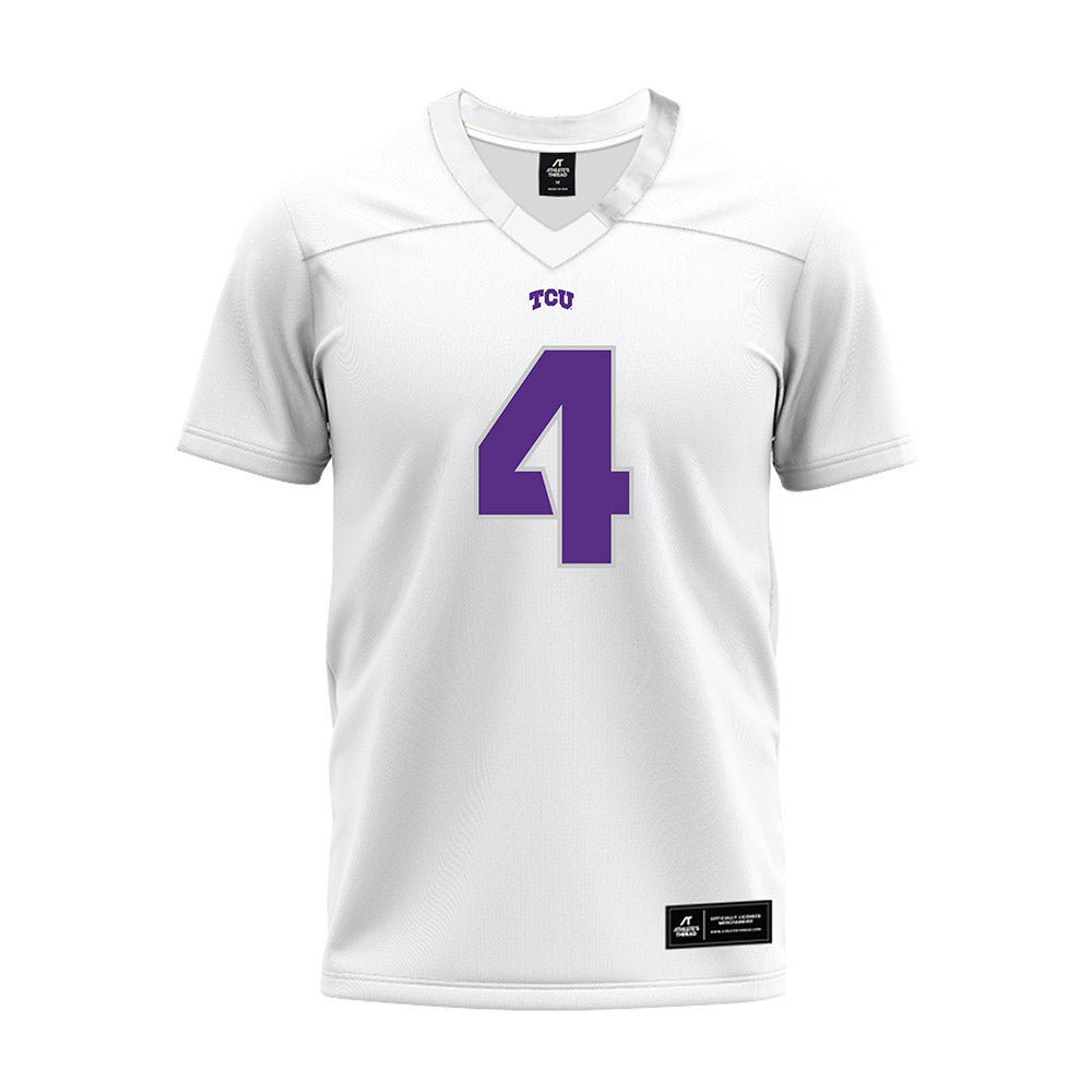 TCU - NCAA Football : Namdi Obiazor - White Premium Football Jersey-0