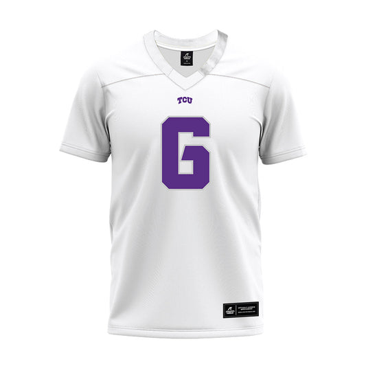 TCU - NCAA Football : Micheal Ibukun-Okeyode - White Premium Football Jersey-0