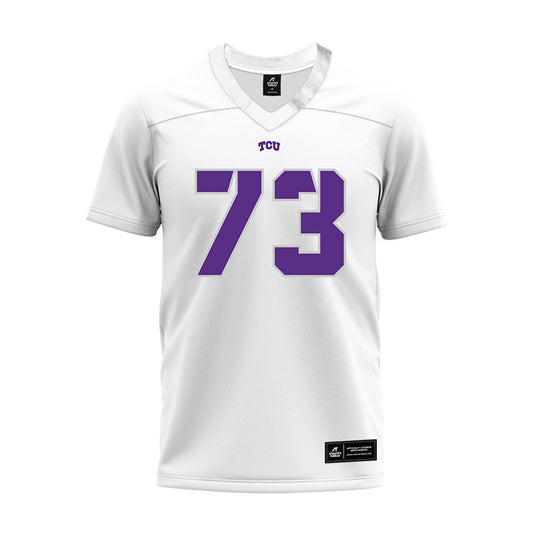 TCU - NCAA Football : Kilian Registe - White Premium Football Jersey-0