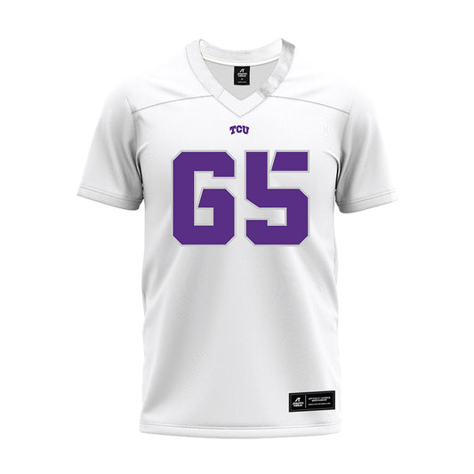 TCU - NCAA Football : Logan Schram - White Premium Football Jersey-0