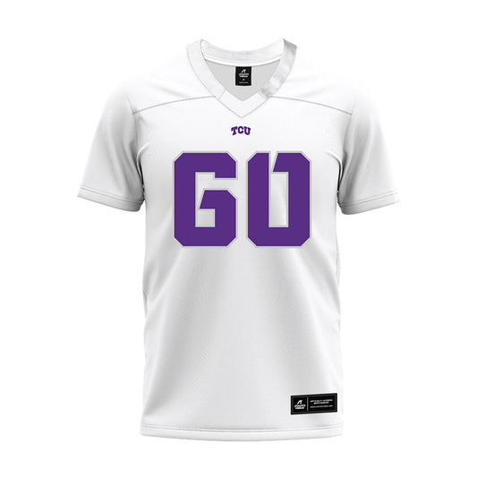 TCU - NCAA Football : Cade Bennett - White Premium Football Jersey-0