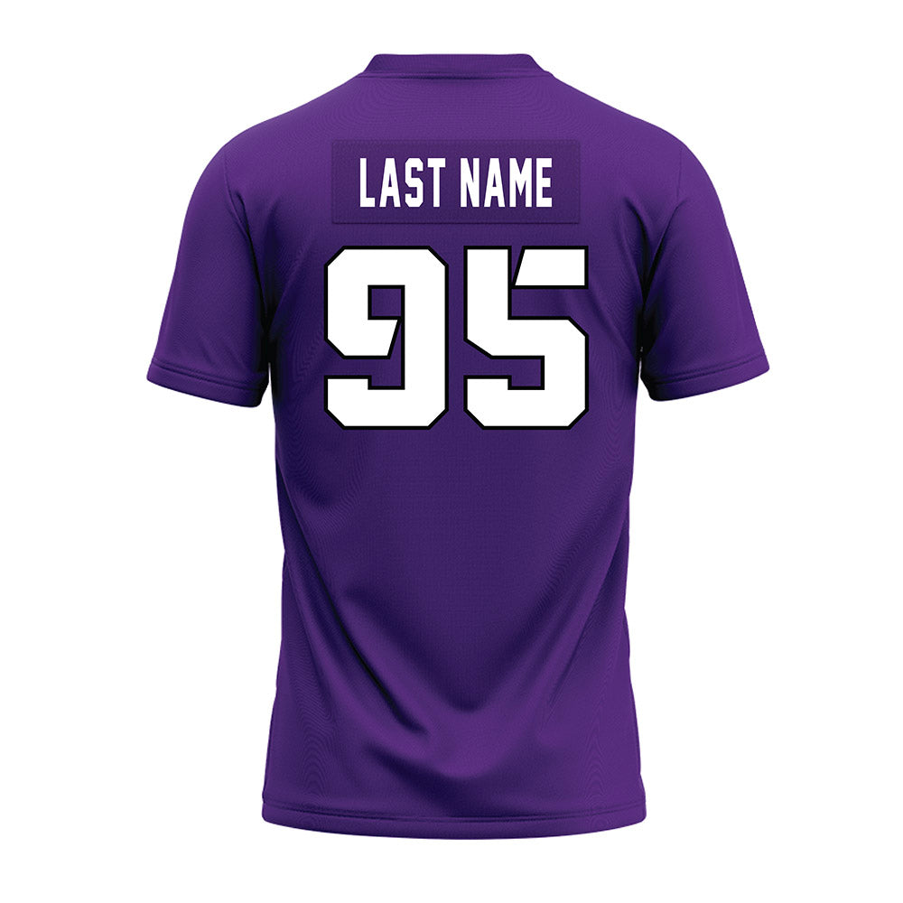TCU - NCAA Football : Caleb Sempebwa - Purple Premium Football Jersey-1