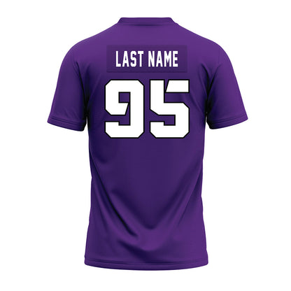 TCU - NCAA Football : Caleb Sempebwa - Purple Premium Football Jersey-1