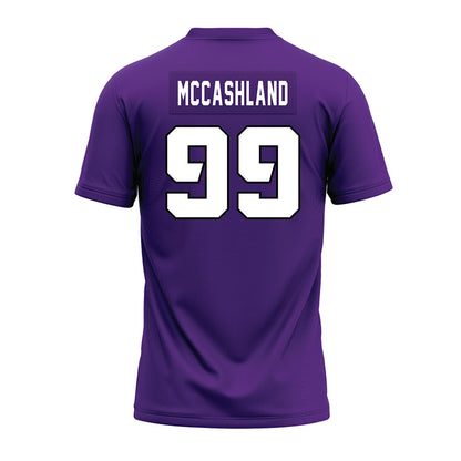 TCU - NCAA Football : Nate Mccashland - Purple Premium Football Jersey-1