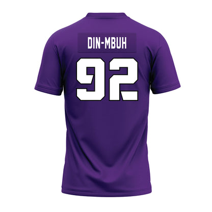TCU - NCAA Football : Ansel Din-Mbuh - Purple Premium Football Jersey-1