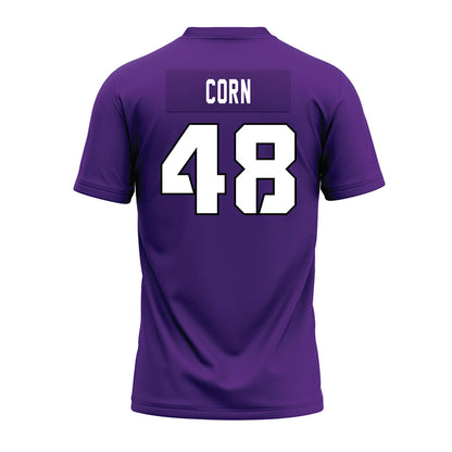 TCU - NCAA Football : Anders Corn - Purple Premium Football Jersey-1