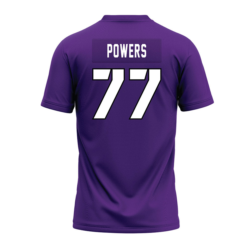 TCU - NCAA Football : Cooper Powers - Purple Premium Football Jersey-1