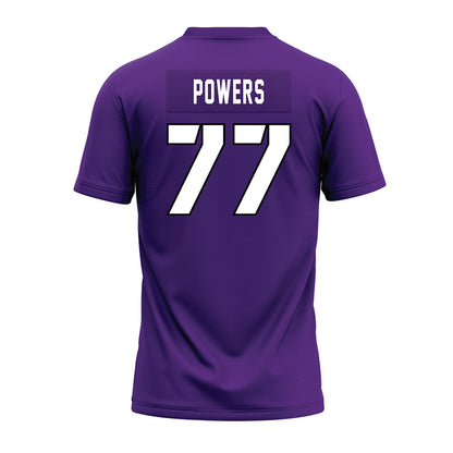TCU - NCAA Football : Cooper Powers - Purple Premium Football Jersey-1
