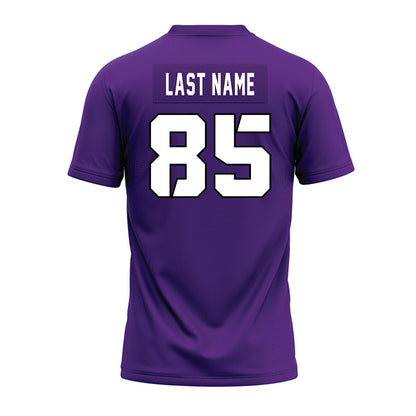 TCU - NCAA Football : Parker Clark - Purple Premium Football Jersey-1