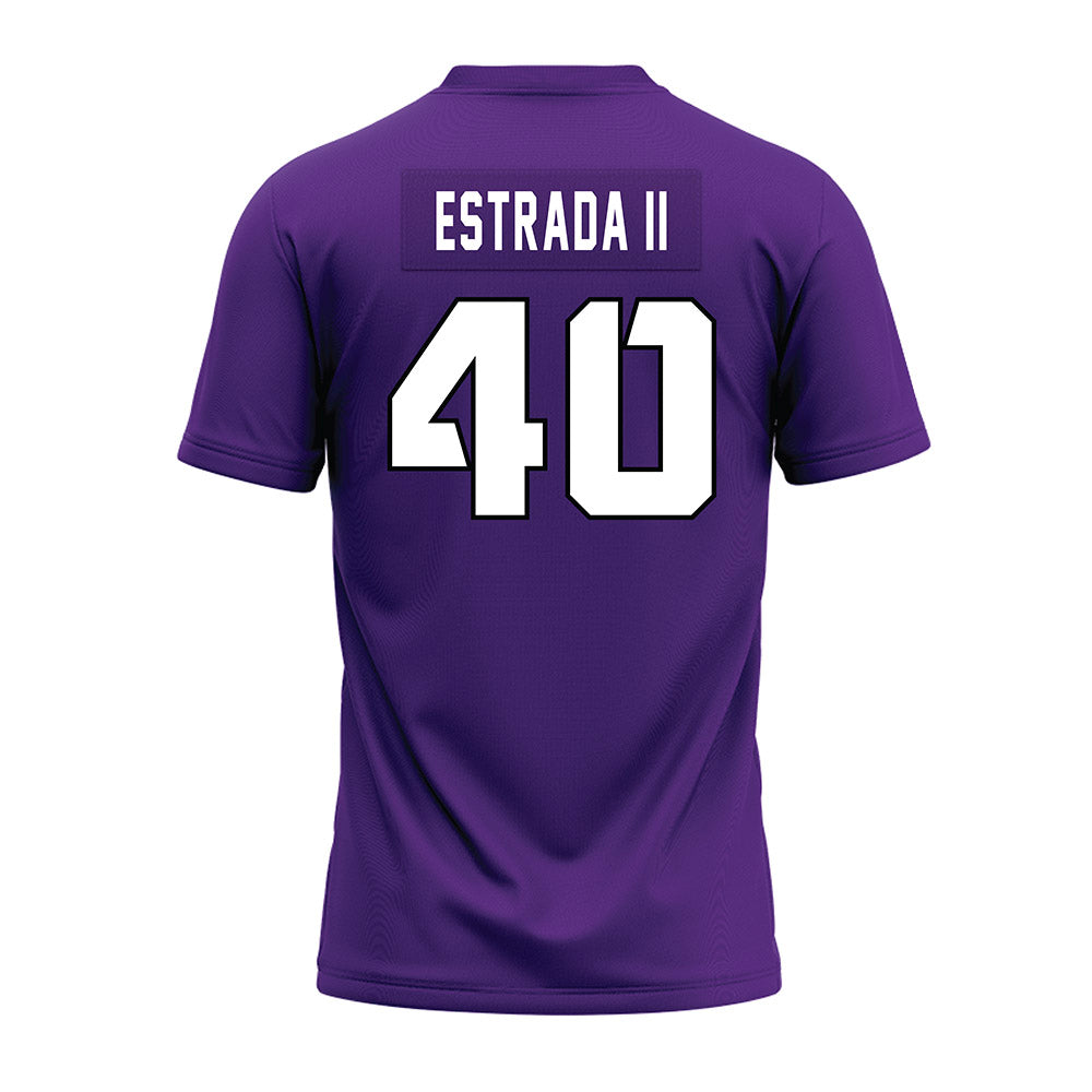 TCU - NCAA Football : Franklin Estrada II - Purple Premium Football Jersey-1